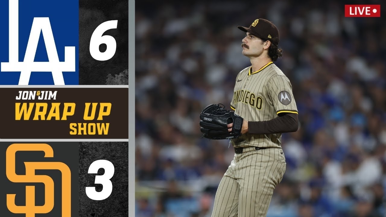 Padres vs Dodgers Postgame Wrap Up Show: Dodgers 6 Padres 3 - YouTube