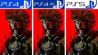 Call Of Duty Modern Warfare 3  Ps4  Ps4 Pro  Ps5  Graphics Comparison Beta  Analista De Bits