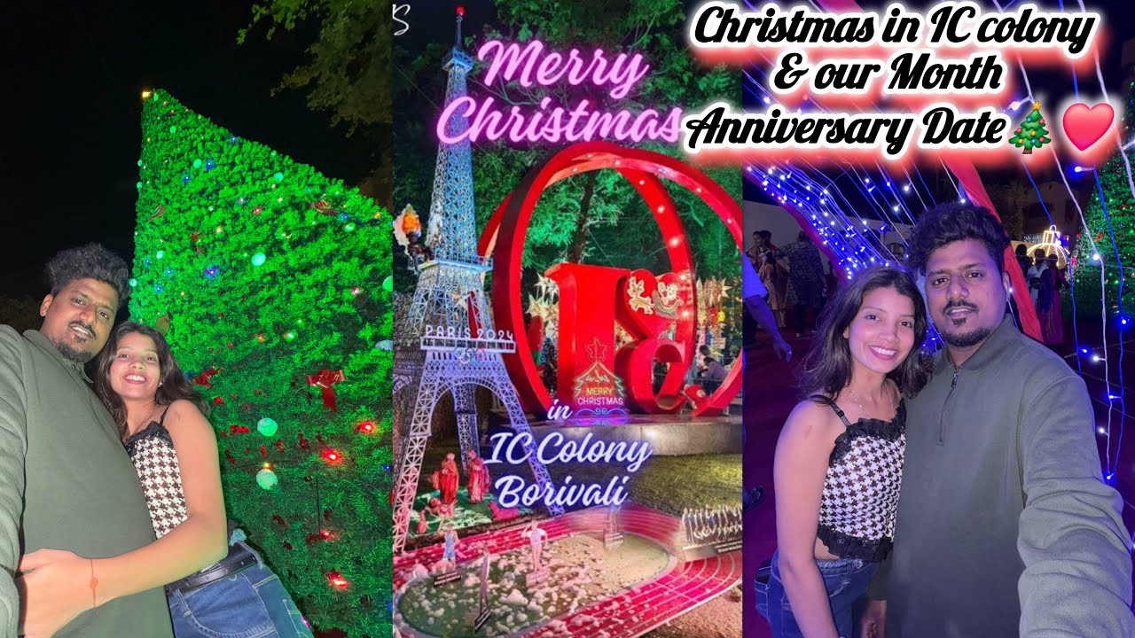 Vlog no 13 Christmas celebration 2025 | I. C. Colony | Borivali West 