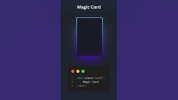 11/100 CSS Animation: How to Make a Magic Card with HTML & CSS |  Mastering the Art of Magic #shorts