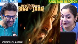 Pakistani Couple Reacts To Kisi Ka Bhai Kisi Ki Jaan Teaser | Salman Khan, Venkatesh D, Pooja Hedge
