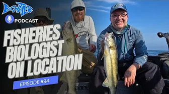 Great Lakes Summer Deep Water Walleye Facts with Ohio Biologist - Bigwater Podcast Episode #94