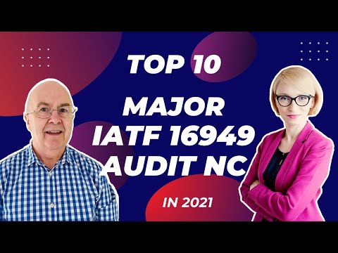 Introduction to TOP10 major IATF audit NC in 2021