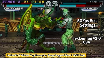 Tekken Tag Tournament Gameplay AetherSx2 (PS2 Emulator) On Android | Snapdragon 8 Gen2 16GB Ram