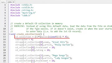 C Programming Basics : Learn C I PART-72 Saving and loading records in a binary file