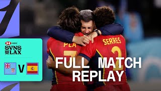 Spain's SENSATIONAL Quarterfinal Comeback! | Fiji vs Spain | LA HSBC SVNS  Full Match