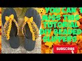 How to make a beaded slipper