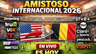 USA vs. Belgium live: where to watch and what time it starts today, International Friendly 2026