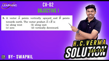 A vector A points vertically upward and B pointstowards north. The vector product A × B is(a) along