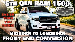 RAM 1500 Bighorn to LONGHORN LIMITED Front End Conversion