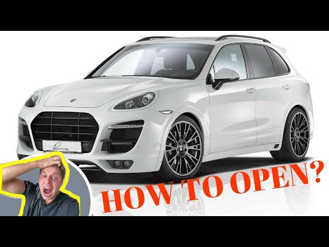 PORSCHE CAYENNE HOW TO OPEN / UNLOCK AND START? DEAD KEY REMOTE | FOB