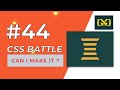 CSS battle Target # 44 Convert a bars with circles on each side with HTML and CSS