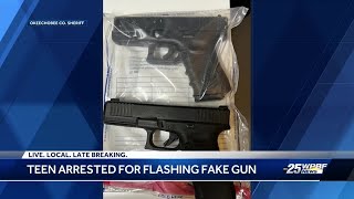 Teen arrested for flashing fake gun in Okeechobee County