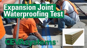 Expansion Joints Waterproofing Testing