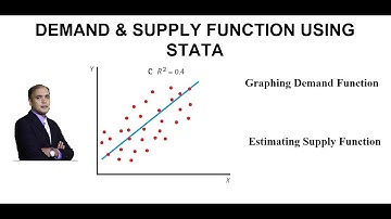 Vraag- en aanbodfuncties schatten met behulp van Stata