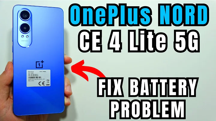 OnePlus Nord CE 4 Lite 5G: Fix Battery Drain Problems (18 TIPS)