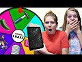 Spinning the Mystery Wheel and Doing Whatever It Says Challenge || Taylor & Vanessa