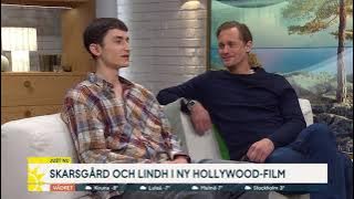 Interview with Alexander Skarsgård and Gustav Lindh on TV4's Nyhetsmorgon