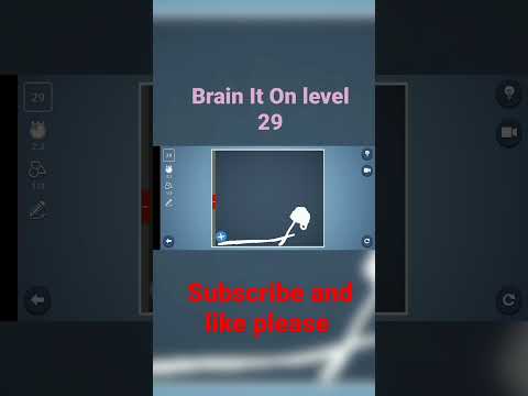 Brain It On Physics Puzzles level 29 #shorts #brainiton #gameplay
