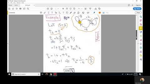 SP29 | Mean first passage time | Recurrence time | Markov Process | Markov Chain | Stochastic Proces