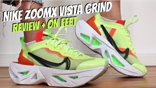 NIKE ZOOMX VISTA GRIND REVIEW + ON FEET...DAD SHOE ON STEROIDS?? - YouTube
