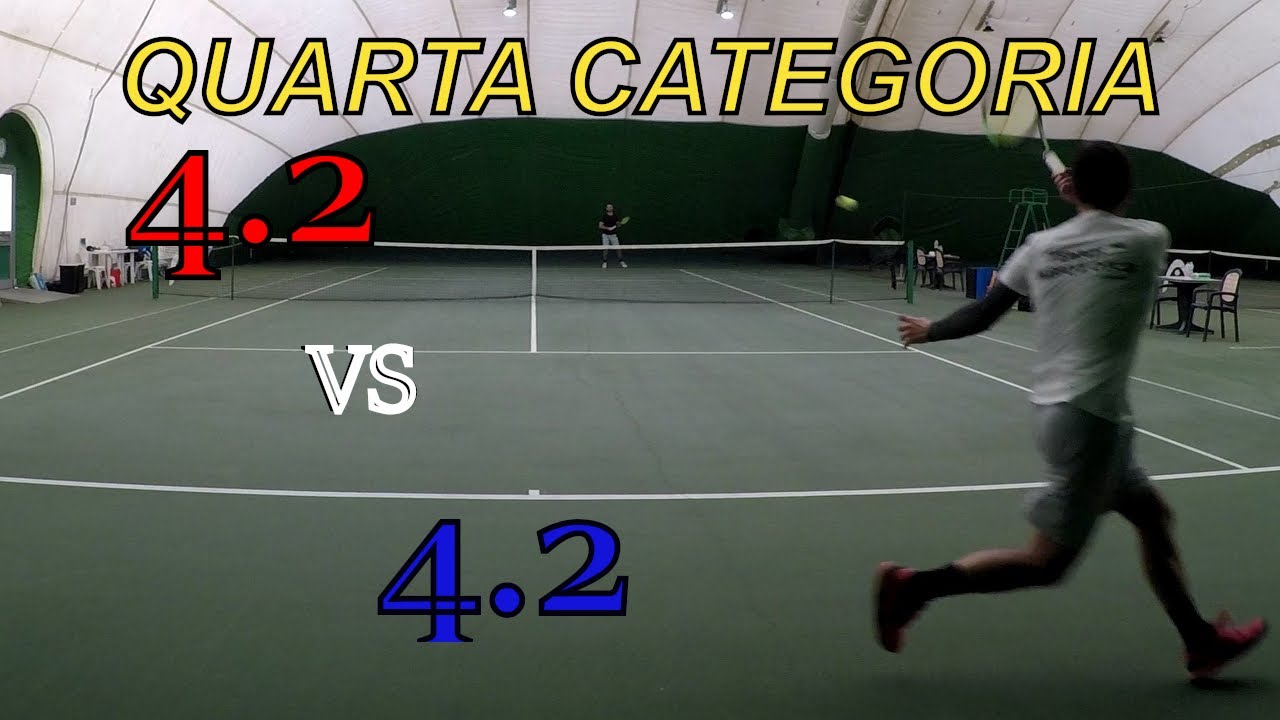 QUARTA CATEGORIA italiana - 4.2 vs 4.2 FITP - Gabriele vs Roberto