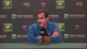 Rodger Federer Post-Finals Press Conference at the BNP Paribas Open