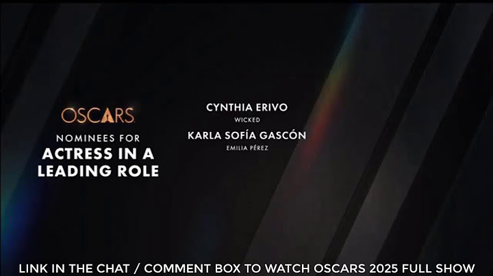 EN DIRECTO Oscar 2025 en vivo I Academy Awards Completo