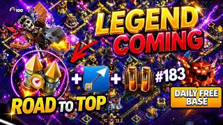 LEGEND LEAGUE IS CHANGING FOREVER | FREE TH18 BASE LINK | Daily Ranked Attacks #183
