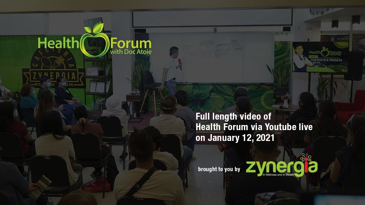 🍏 12 January 2021 | Health Forum with Doc. Atoie