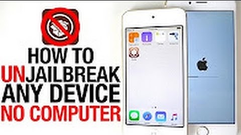 How to UNJAILBREAK iOS 9.3.3 - How to Remove Cydia - No Computer Needed - iOS 9.3.1,9.3.2,9.3.3