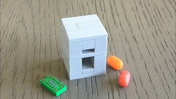 Mini LEGO Candy Machine No Technic Pieces - Full Tutorial