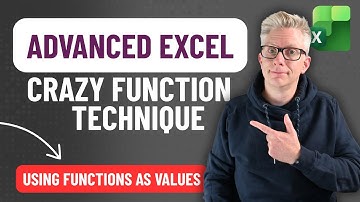 Excel-functies die zich gedragen als waarden - dit is verbluffend 🤯