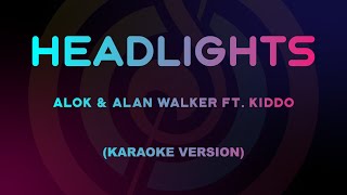 Alok & Alan Walker - Headlights feat. KIDDO (Karaoke Version)