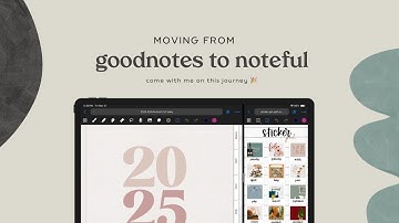 Switching from Goodnotes to Noteful - Part ONE | Tutorial on how I am moving my stickers to noteful