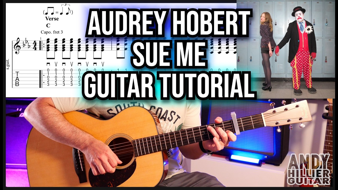 Audrey Hobert - Sue Me Guitar Tutorial Lesson (Chords)