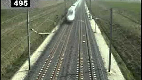 The world's fastest train, Circling a 574.8 KM / H TGV