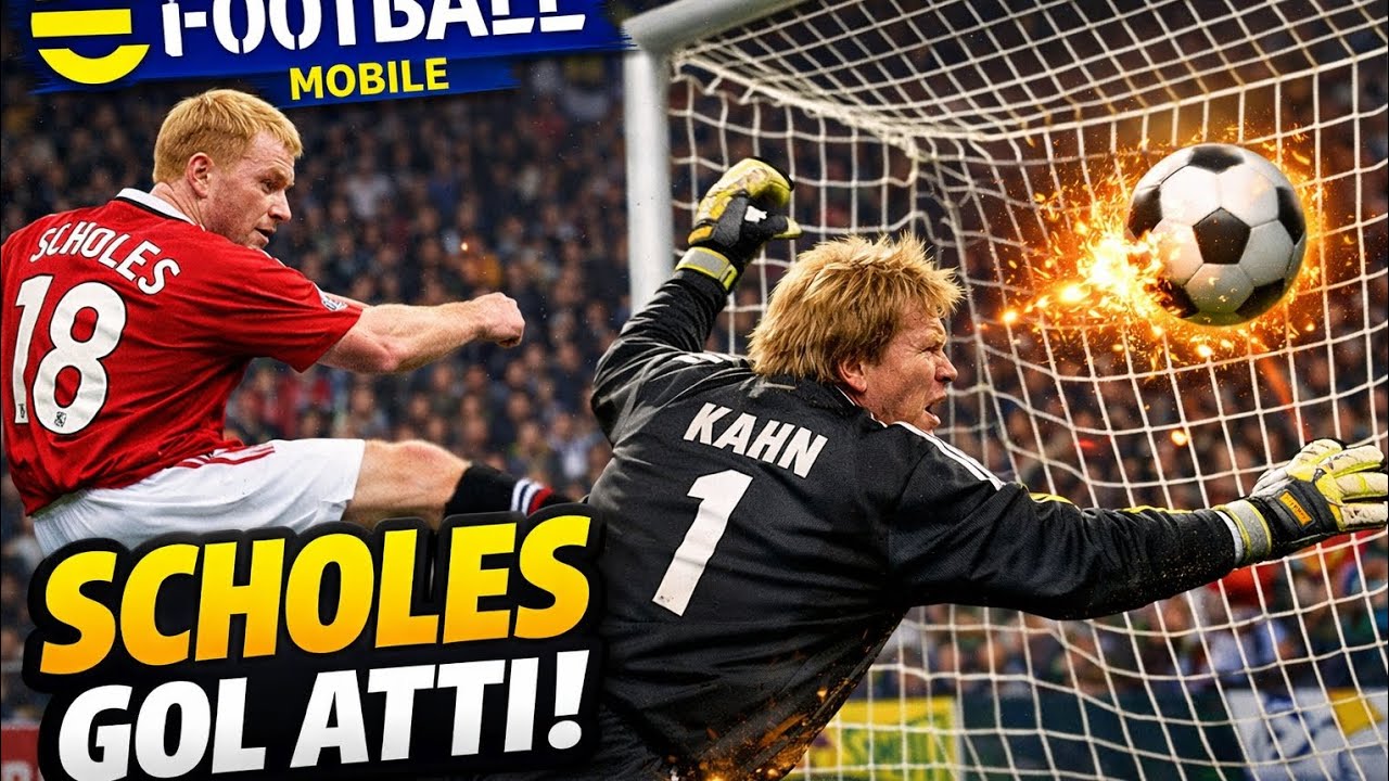 İLK E FOOTBALL MOBİLE MAÇIM SCHOLES AĞ DELEN GOL🔥🔥🔥