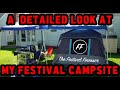 CAMP AT MUSIC FESTIVALS LIKE A PRO | A DETAILED LOOK AT MY CAMPING SETUP