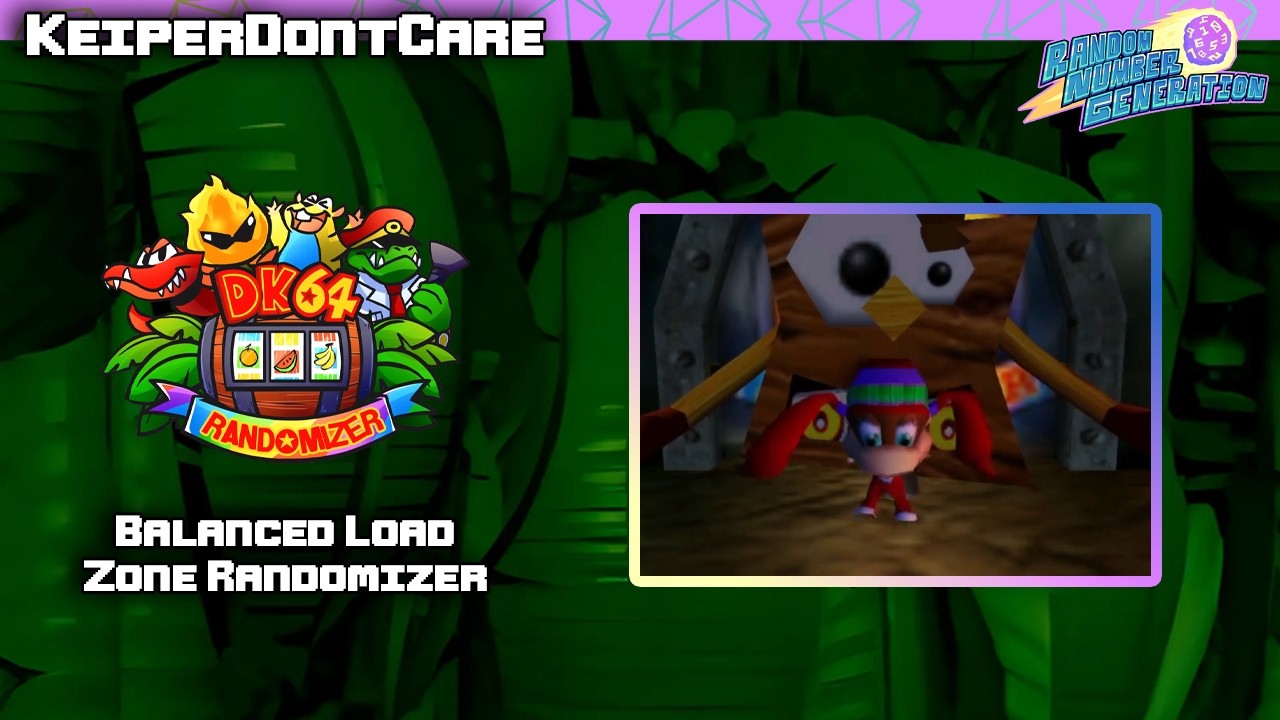 Donkey Kong 64 - Random Number Generation - GDQ Hotfix Speedruns