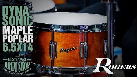 Rogers Dyna-Sonic Maple / Poplar 6.5x14" Snare Drum