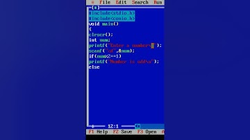 Check given number is even or odd in C #shorts #short