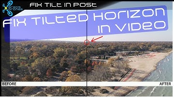 How to Fix Tilted Horizon in Video - Improve your drone footage