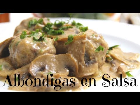 Video: Cocinar Albóndigas En Salsa Cremosa De Champiñones