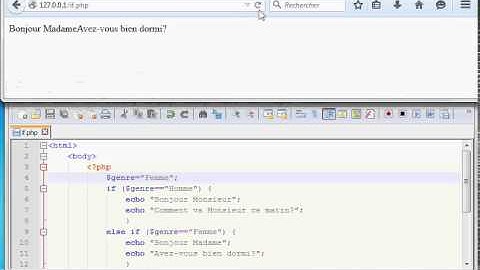 instructions conditionnelles