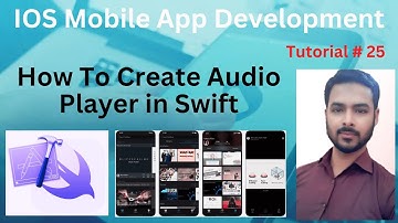 Tutorial 25: How To Create Audio Player in Swift | Music player in iOS XCode