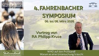 💥🎤Philipp Kruse zum Thema: "WHO auf den Prüfstand! Warum es eine Untersuchung braucht"💥