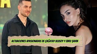 "Actuaciones apasionadas de Cagatay Ulusoy y Ebru Sahin #cagatayulusoy #ebrusahin #akinakinozu