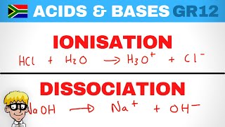 Acids and Bases Grade 12: Ionisation vs Dissociation