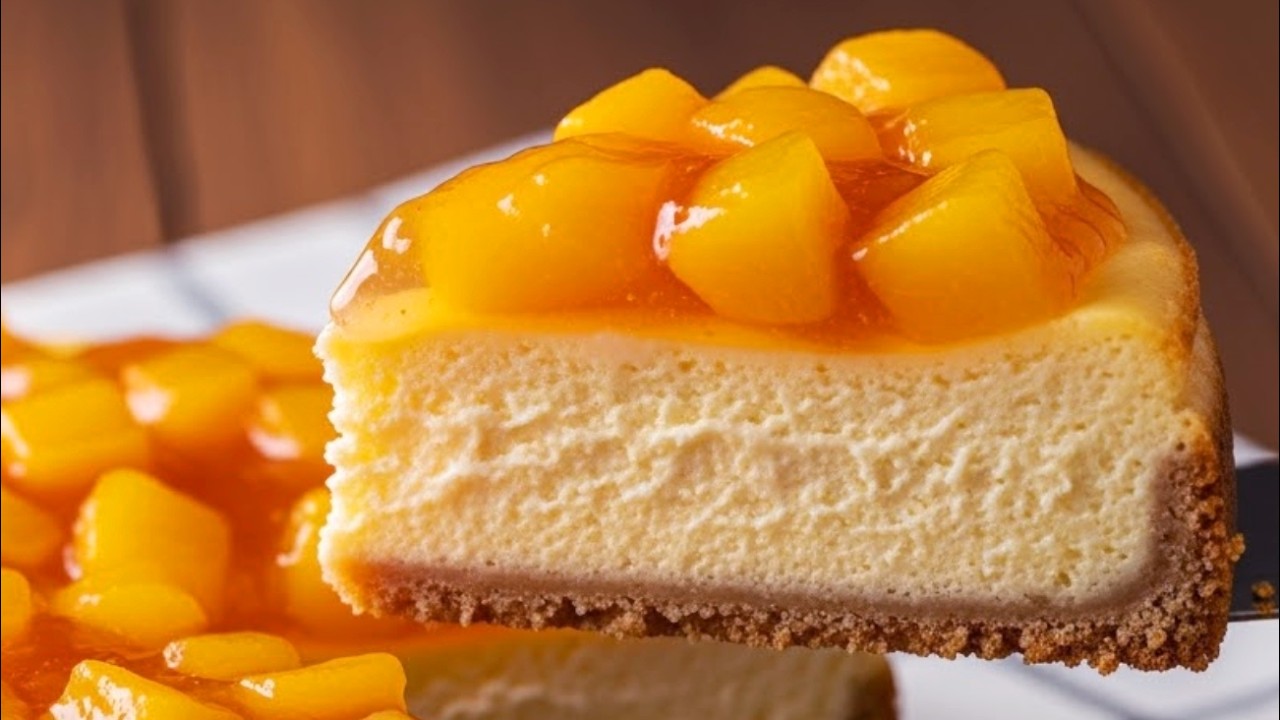 Dieses Pfirsich-Käsekuchen-Rezept wird dich umhauen!